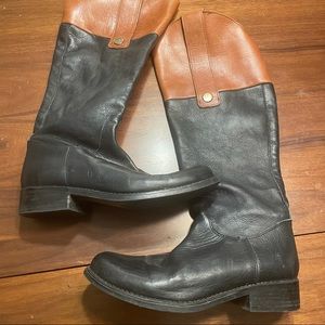 Steve Madden Leather Riding Boot